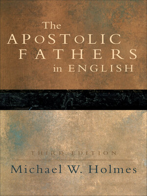 cover image of The Apostolic Fathers in English